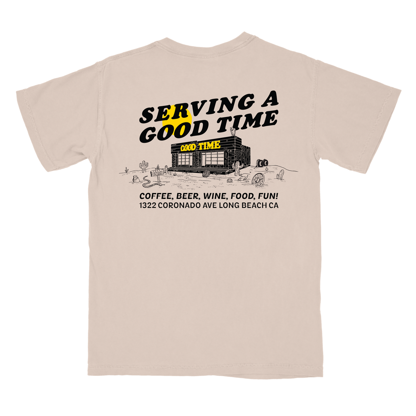 Saloon Pocket T-Shirt - Ivory