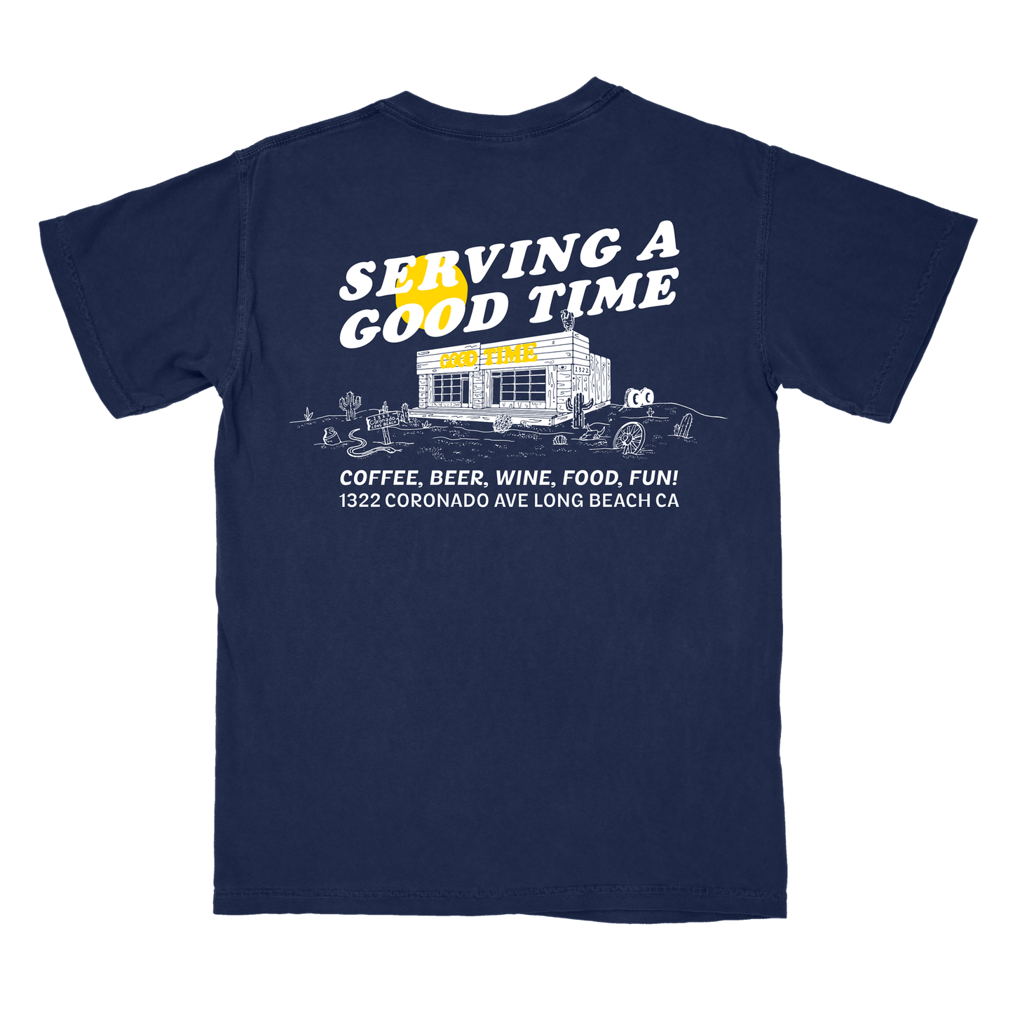 Saloon Pocket T-Shirt - Navy