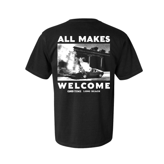 ALL MAKES WELCOME Logo Tee - Black
