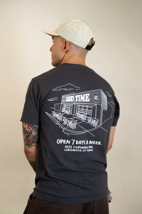 Good Time Shop Tee - White Print