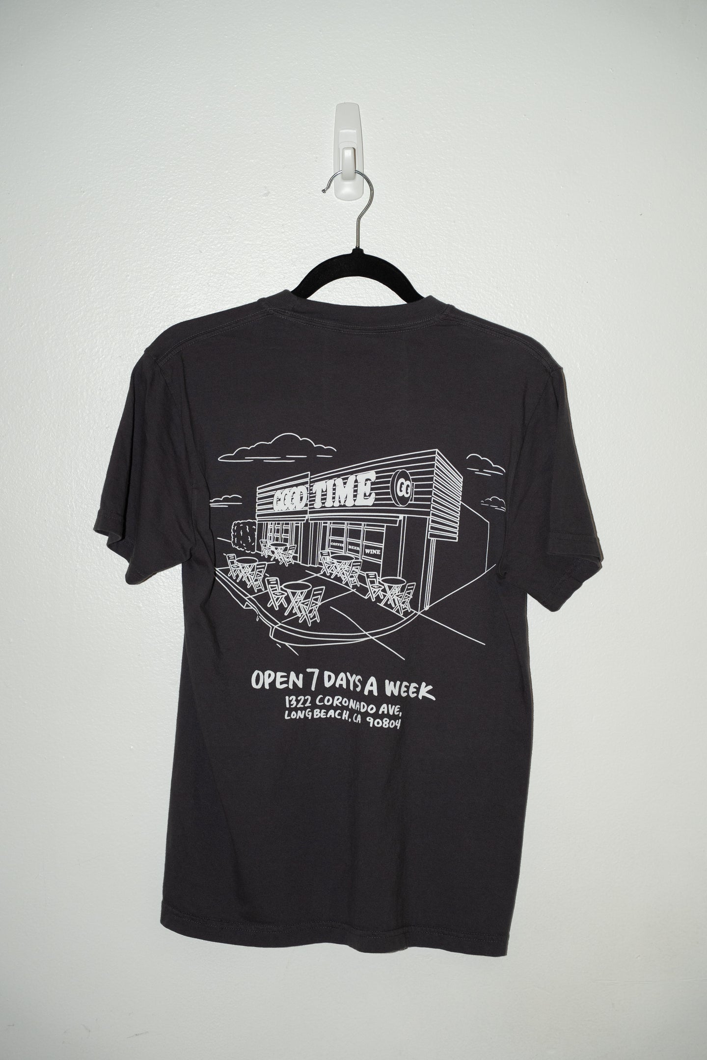 Good Time Shop Tee - White Print